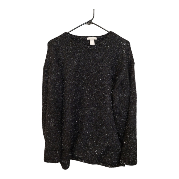 H&M Black Shimmery Textured Sweater - Picture 3 of 8